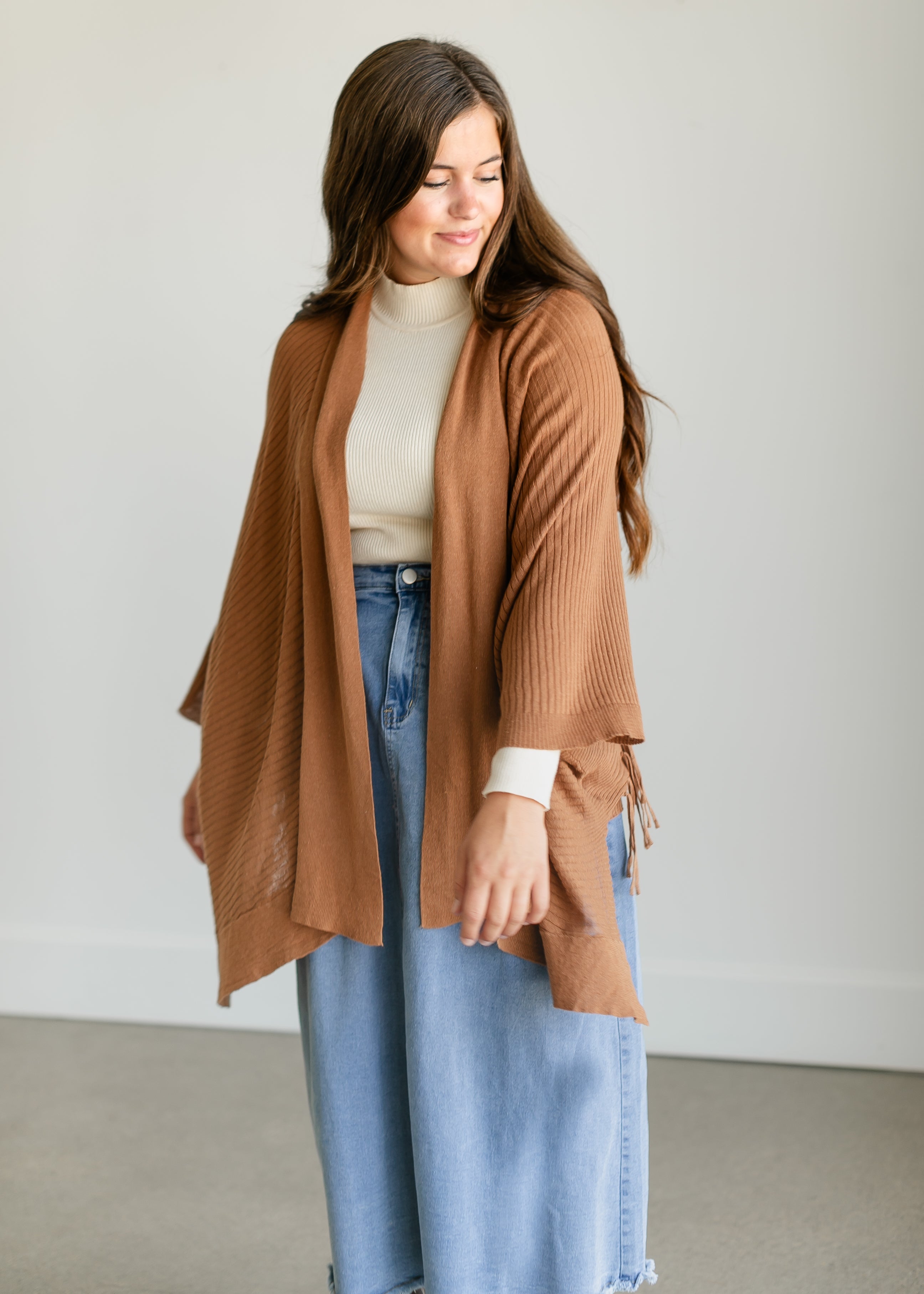 Positano Fringe Wrap Cardigan